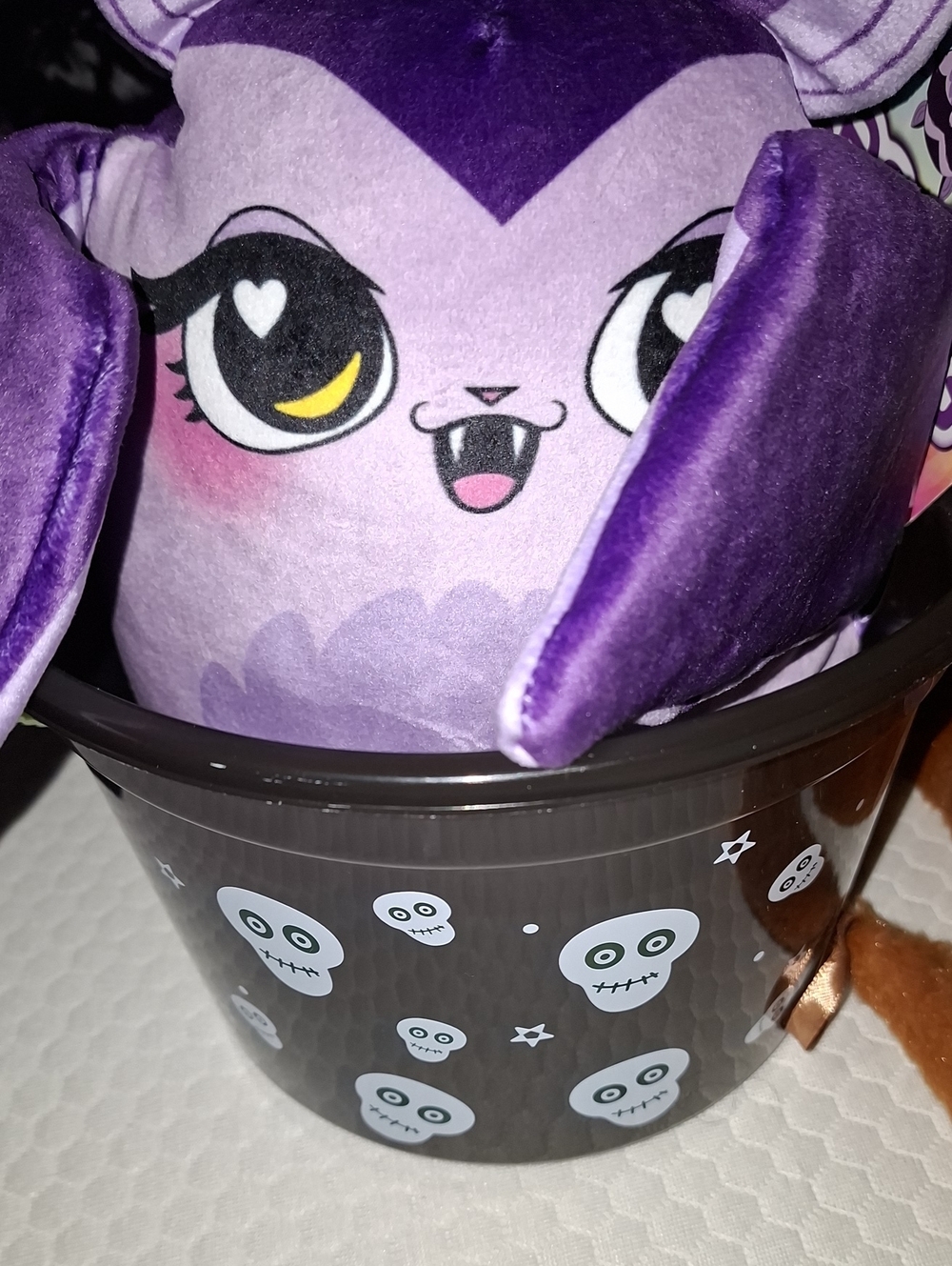 Purple Plush Bat Costume Accessory for Kids - Halloween Plush by Journal Plush